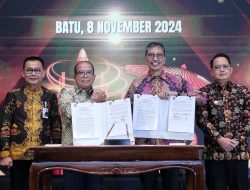 Pj. Gubernur Lampung Teken Kesepakatan Bank Lampung dan Bank Jatim untuk KUB