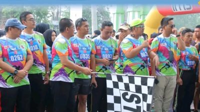 Dalam Rangka HUT Korpri Lampung Utara ke-53 Digelar Fun Run
