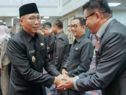 Gubernur Mirza Lantik 59 Pejabat Administrator di Lingkungan Pemprov Lampung