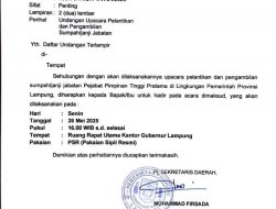 Pemprov Lampung Rolling Eselon II, Direktur RSUDAM Dikabarkan Diganti ?