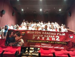 Ditresnarkoba Polda Lampung Gelar Nobar “Sayap-Sayap Patah 2” Bersama Masyarakat: Bangun Empati dan Sinergi