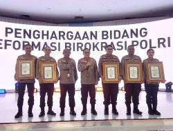 Pacu Semangat Integritas, Lima Polres di Lampung Raih Penghargaan Kapolri