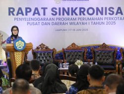 Rapat Sinkronisasi Program Perumahan 2025, Lampung Komit Wujudkan Hunian Layak dan Tingkatkan Kesejahteraan Rakyat