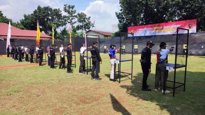 Polda Lampung Sukses Gelar Lomba Menembak Hari Bhayangkara, Ini Para Pemenangnya