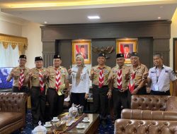 Kwarnas Gerakan Pramuka Audiensi dengan Wakil Gubernur Lampung Bahas Kesiapan Karang Pamitran Nasional 2028