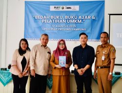 PUSAT STUDI UMKM UBL & PLUT GELAR BEDAH BUKU AJAR DAN PELATIHAN UMKM