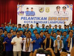 DPD KNPI Kota Bandar Lampung 2025-2028 Resmi Dilantik