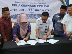 Tanda Tangani MoU dengan UIN Jurai Siwo Lampung. Ami Balaw : ucapkan terimakasih kepada Bupati Qudrotul Ikhwan