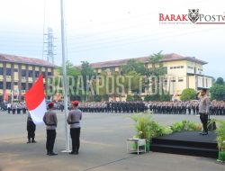 Polda Lampung Gelar Upacara Peringatan Hari Olahraga Nasional KE-42 Tahun 2025