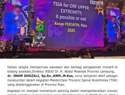 RSUDAM Jadi Pelopor Inovasi Anestesi TSA, Diminati Tenaga Medis hingga Mancanegara