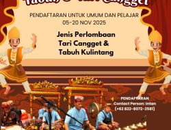 Bangkitkan Semangat Budaya, Desa Gedung Nyapah Gelar Festival Tabuh dan Tari Cangget