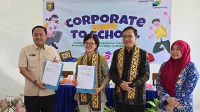Lampung Dorong SDM Kompeten: Corporate Goes to School Digelar di SMKN 1 Natar
