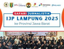 Malam Ini, IJP Lampung Bertolak ke Jawa Barat Gelar Safari Jurnalistik