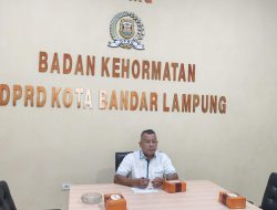 Tiga Anggota DPRD Bandar Lampung Diperiksa BK