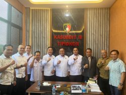 Lsm Kaki Lampung Audensi Bersama Polda Lampung Terkait Sekda Lamteng.