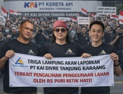 Triga Lampung Akan Laporkan PT KAI Divre IV Tanjungkarang ke Kantor Pusat, Soroti Dugaan Penyalahgunaan Lahan oleh RS Puri Betik Hati