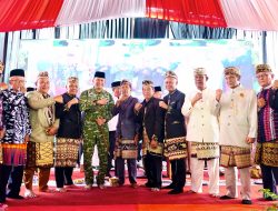 PANGDAM XXI/RADIN INTEN JALIN SILATURAHMI DAN HALAL BIHALAL BERSAMA ULAMA DAN MASYARAKAT LAMPUNG TENGAH