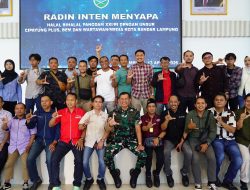 KODAM XXI/RADIN INTEN GELAR SILATURAHMI DAN HALAL BIHALAL BERSAMA OKP, BEM DAN INSAN MEDIA WILAYAH LAMPUNG
