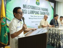 MUSPROV PBSI LAMPUNG 2026 BERLANGSUNG SUKSES, EKO AGUNG SAPUTRA TERPILIH AKLAMASI PIMPIN PBSI LAMPUNG 2026–2030
