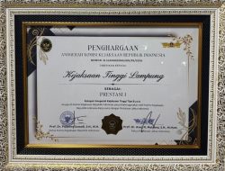 DPRD Lampung Apresiasi Prestasi Nasional Kejati Lampung Raih Juara I Komjak RI