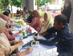 Puskesmas Kemiling Gelar Cek Kesehatan Gratis Bersama Paguyuban Kemiling Bersatu dalam Rangka HUT ke-1