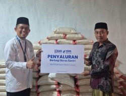 YBM BRILiaN Region 5 Bandar Lampung Salurkan Program Berbagi Beras Santri untuk Pondok Pesantren Al Huda, Lampung Timur