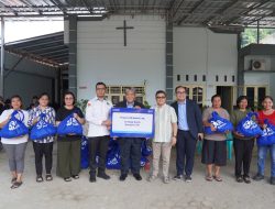 BRI Peduli TJSL Berbagi Kasih Bersama BRI Salurkan 500 Paket Sembako untuk Umat Kristiani di Bandar Lampung