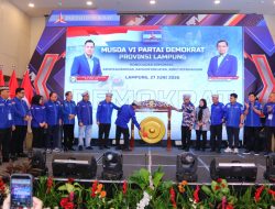 Musda VI Demokrat Lampung, AHY Ajak Kader Demokrat Kawal Pembangunan dan Perkuat Konsolidasi 