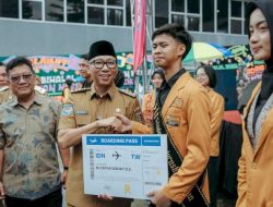 Gubernur Mirza Lepas Mahasiswa Magang ke Taiwan, Dorong SDM Lampung Go Internasional