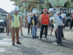 1,1 Km Jalan Pattimura Metro Dibangun dengan Konstruksi Beton Rp9,3 Miliar