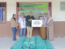 YBM Brilian Salurkan 1,5 Ton Beras dan Sajadah Karpet ke Ponpes Darut Tholibin Lampung Barat