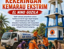 Hadapi Kemarau Ekstrem, BPBD Lampung Perkuat Kesiapsiagaan dan Distribusi Air Bersih