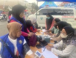 Puskesmas Gedong Air Gelar Pemeriksaan Kesehatan Gratis bagi Masyarakat di Wisata Kuliner UMKM Bung Karno