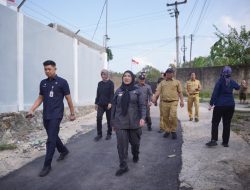 Wali Kota Bandar Lampung Eva Dwiana Tinjau Hasil Perbaikan Jalan Wala Kuba di Way Laga