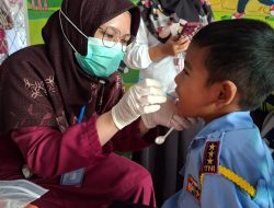 Puskesmas Rajabasa Indah Berikan Vitamin A, Obat Cacing, dan Fluor Gigi di Sekolah