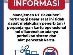 Mita Lolita Edarkan Pengumuman Kartu Siluman Tanpa Berbayar Lintasi Tol Bakter 
