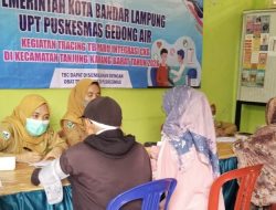 Puskesmas Kemiling Gelar Tracking TBC Terintegrasi CKG di Blok Q Bukit Kemiling Permai