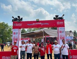 Semarak Merah Putih BRI Region 5 Bandar Lampung Hadir di Desa Sridadi, Dorong Ekonomi Kerakyatan dan Semangat Kemerdekaan