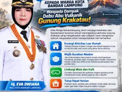 Warga Bandar Lampung Diimbau Waspada Debu Vulkanik Gunung Anak Krakatau