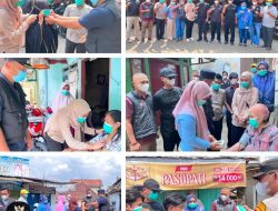 Puskesmas Pasar Ambon Turun Langsung Bagikan Masker dan Cek Kesehatan Warga Terdampak Abu Vulkanik