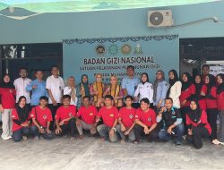 Ketua Pemuda Muhammadiyah sambut kunjungan Ketua TP PKK Lampung Utara di SPPG Pemuda Muhammadiyah Abung Semuli