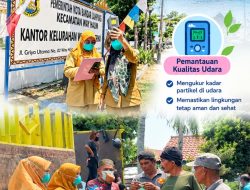 Puskesmas Way Halim II Pantau Kualitas Udara dan Edukasi Warga Pascaterjadinya Erupsi Gunung Anak Krakatau