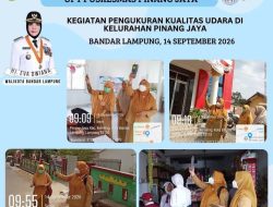 Puskesmas Pinang Jaya Lakukan Pengukuran Kualitas Udara, Warga Diminta Tetap Pakai Masker
