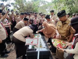 Kenang Jasa Soeparto Rusman, Kwarda Lampung Ziarah dan Pasang Tiang Pancang