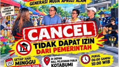 Car Free Day Gen Zi Ditunda, Perizinan Masih Menunggu Koordinasi Pemkab Lampung Utara