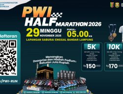 Buruan Daftar! PWI Half Marathon 2026 Banjir Hadiah Ratusan Juta hingga Puluhan Motor untuk Runner
