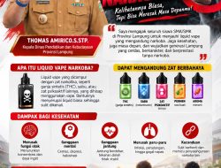 Disdikbud Lampung Terbitkan Larangan Vape, Thomas Amirico Ingatkan Bahaya Liquid Narkoba