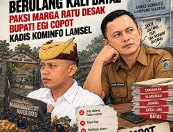 Masyarakat Adat Desak Bupati Egi Copot Kadis Kominfo Lamsel