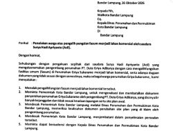 Polemik Fasum Griya Sukarame, Warga Surati Wali Kota dan Minta Perkim Periksa Legalitas Site Plan
